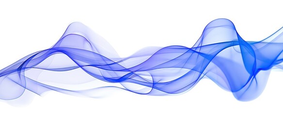 wallpaper of a blue wave on a light background, in transparent oriental minimalism white background