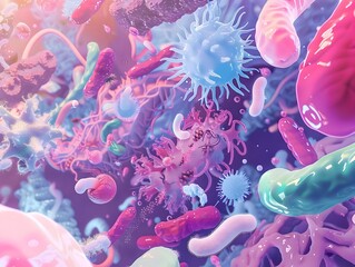 Poster - Understanding the Vital Role of Bacteria in the Human Microbiome A Comprehensive D Series