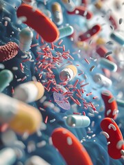 Poster - comparative of bacteriostatic and bactericidal antibiotics mechanisms in d