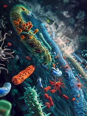 Poster - Visualization of Bacterial Pathogenesis and Disease Progression in Microscopic Detail