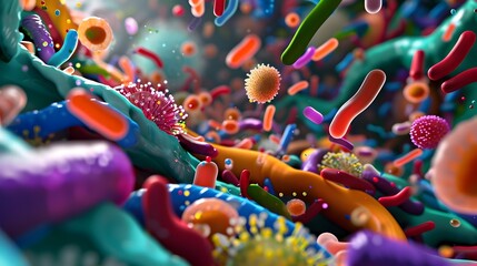 Microscopic 3D of Bacteria Degrading Plastics for Sustainable Recycling