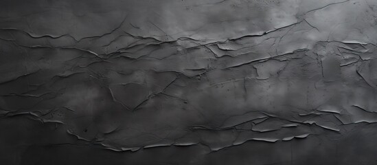 Poster - copy space image of a beautifully textured black plaster wall perfect for interior decoration and re