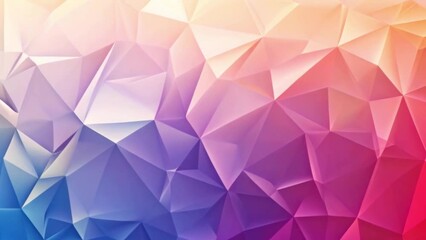 Poster - A dynamic display of multicolored triangles creating a visually stimulating abstract background.