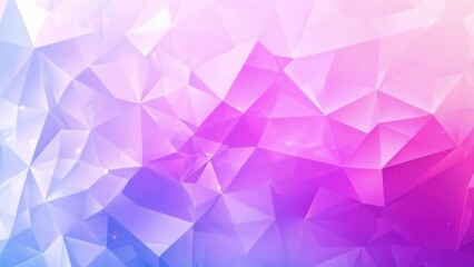 Poster - A colorful abstract with geometric shapes transitioning from blue to purple with light sparkles.
