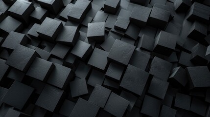 abstract dark 3d render overlapping background
