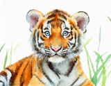 Mały tygrys ilustracja