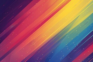 Poster - abstract background with colorful lines and dots, perfect for graphic design projects