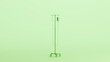 Green iv intravenous fluid drips hospital health care patient care mint background