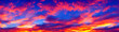 Cloudy sunset background