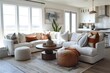 © Yuliia - Springtime Elegance: Cozy Living Room Interior Design