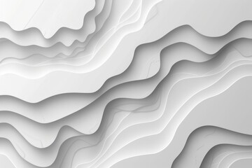 Poster - A simple white background with subtle wavy lines. Perfect for various design projects