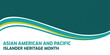Asian American and Pacific Islander Heritage Month background or banner design 