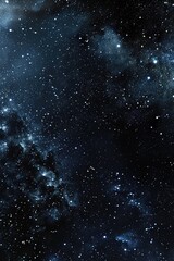 Wall Mural - dark blue sky with many stars