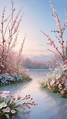 Wall Mural - cherry blossom in the spring