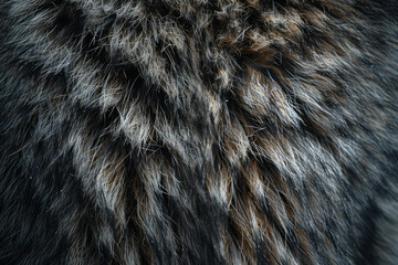 Poster - Mammal covered in soft fur that shifts from matte to shiny textures, aiding in temperature regulation,