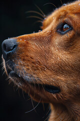 Aufkleber - Visualization of a dog's bark, sharp, interrupted lines and bold, contrasting colors.
