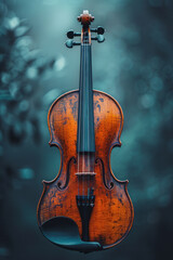 Aufkleber - Visualization of a jazz melody, with smooth, serpentine lines that glide over a softly colored background.