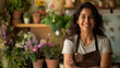 © Cedric - smiling hispanic woman, small business owner