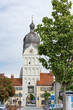 Schöner Turm in der Altstadt von Erding