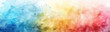 Vibrant pastel rainbow watercolor background with an abstract, artistic feel for banners and designs