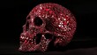 Sparkling Pink Crystal Encrusted Skull
