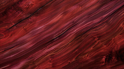 Wall Mural - Rich burgundy wood grain texture, showcasing deep, warm hues with a polished finish.