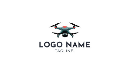 Wall Mural - Drone Vector Logo Design, Logos templates of flying drones