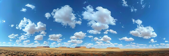 Landscape of Beautiful Clouds with blue sky realistic nature and landscape