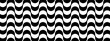 © vikusha_art - Copacabana sidewalk or calcada pattern. Famous beach promenade in Rio de Janeiro. Brasilian symbol. Repeating black and white wave texture in Portuguese pavement style. Vector graphic illustration.