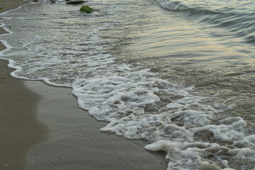 footprints on the beach