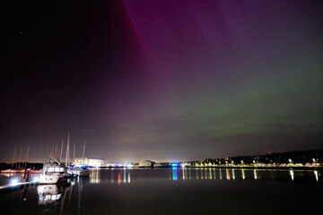 Wall Mural - Stunning Northern Lights across UK skies