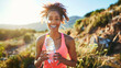 © Leah - Woman Holding a Bottle of Water