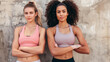 © mattegg - Two Women in Sports Bras Standing Together