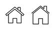 © AAVAA - House icon set. Home icon vector