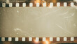© Uuganbayar - Background of retro film overly, image with scratch, dust and light leaks for an old movie projector