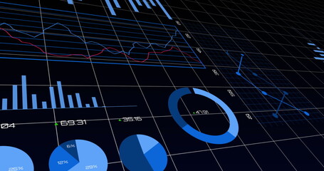Poster - Image of financial data processing over grid