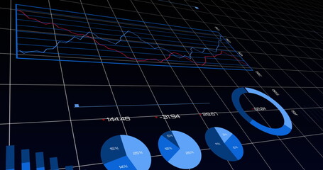 Poster - Image of financial data processing over grid