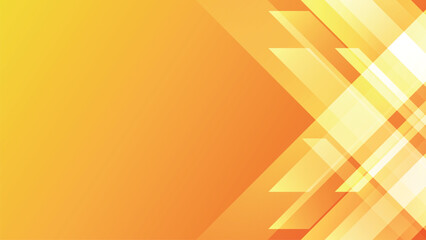 Poster - abstract geometric orange background