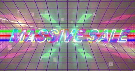Poster - Image of you win text over geometrical background