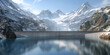 Grande Dam in Swiss Alps