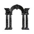 © Rojob - Black marble arch with columns png