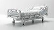 © G.Go - advanced hospital bed with adjustable settings, perfectly isolated on white.