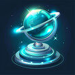 Universal Cosmic Event Tracker Icon: A Stylish Illustration for Space Enthusiasts
