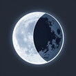Lunar Eclipse Icon Crafted in the Style of Lunar Event Illustrations: A Mesmerizing Design