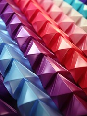 Sticker - abstract background with triangles