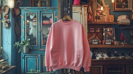 Wall Mural -  pastel sweatshirt in boutique