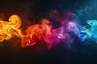 © rushay - Abstract colorful smoke background