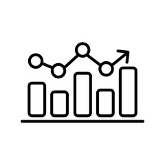 Wall Mural - Trending icon. sign for mobile concept and web design color editable