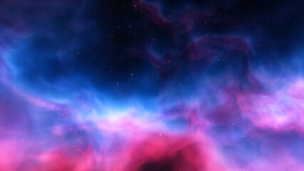 nebula gas cloud in deep outer space
