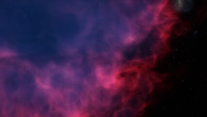 nebula gas cloud in deep outer space
